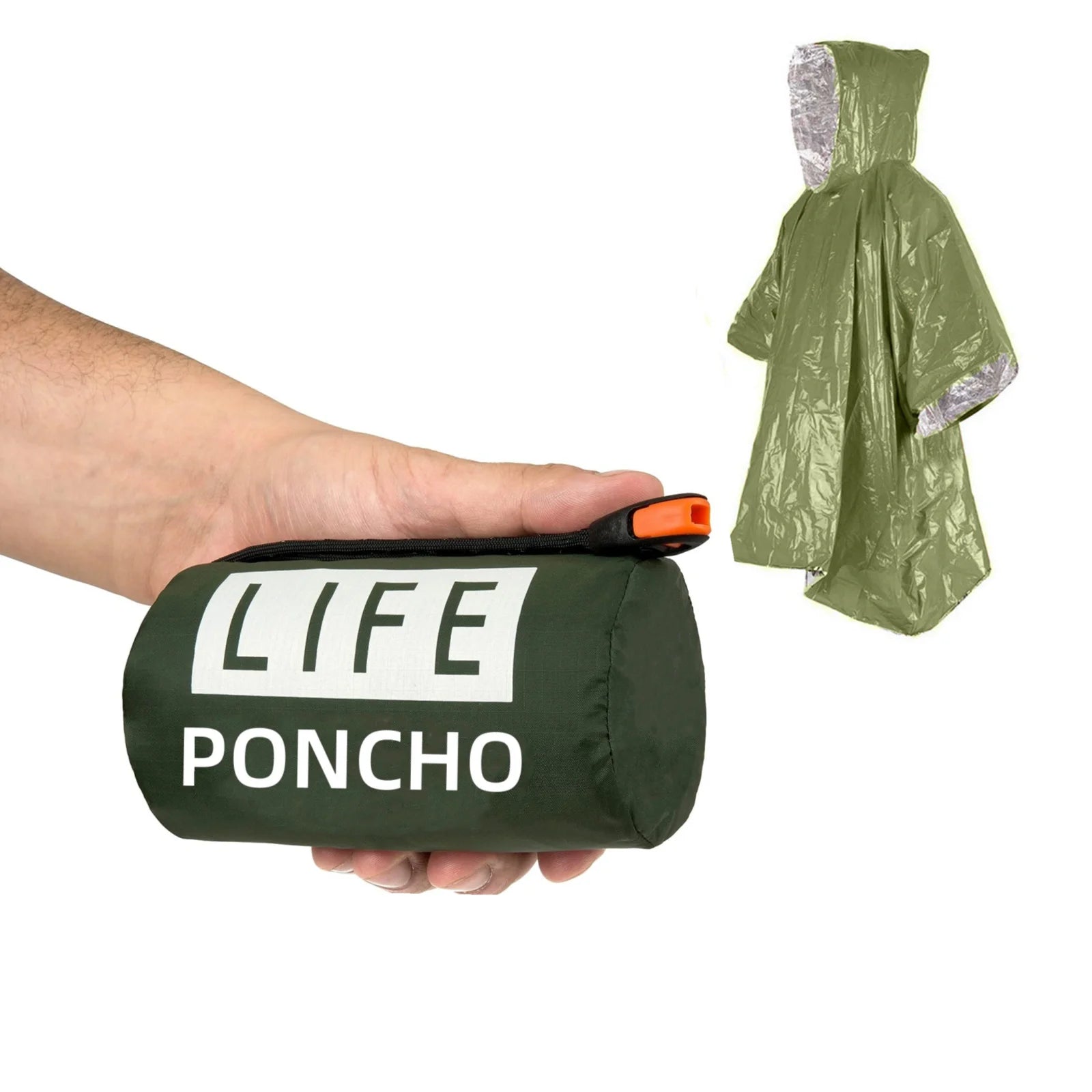 Opvouwbare Regenponcho – Bescherming tegen Weer & Wind