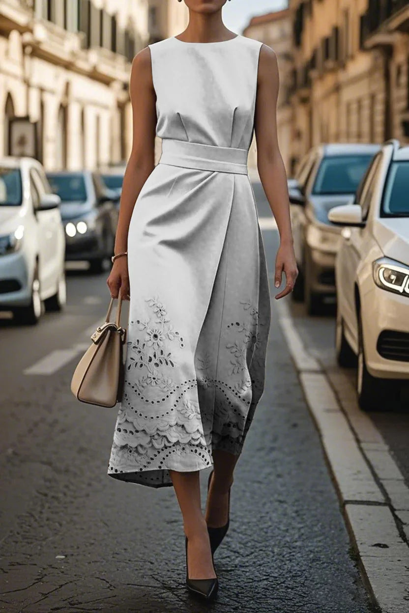 Eenvoudige en elegante jurk