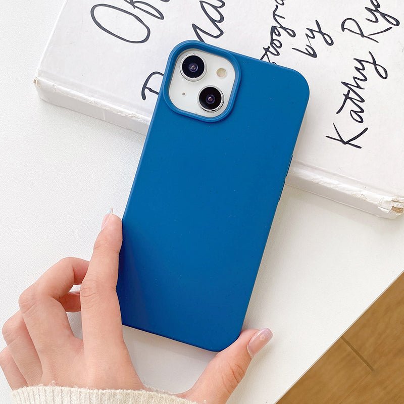 Blauwe composteerbare hoes