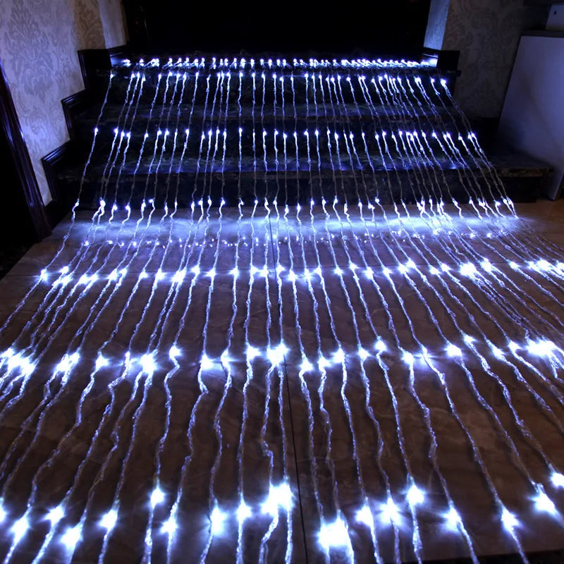 LED Kerstgordijnverlichting met Kleurwissel – Decoratieve Lichtjes voor Raam en Muur