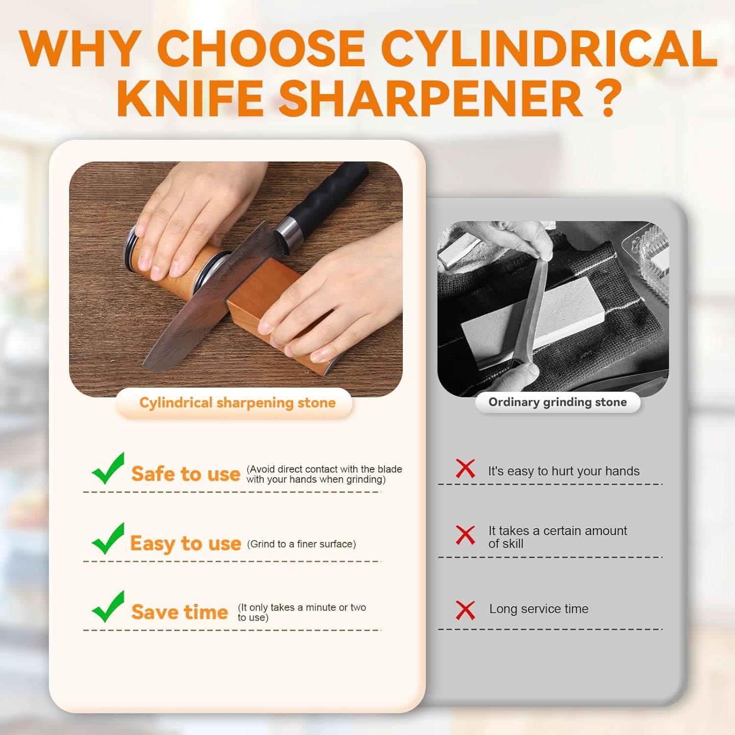 SHARPEDGE – Professionele Messcherper met Diamantwals