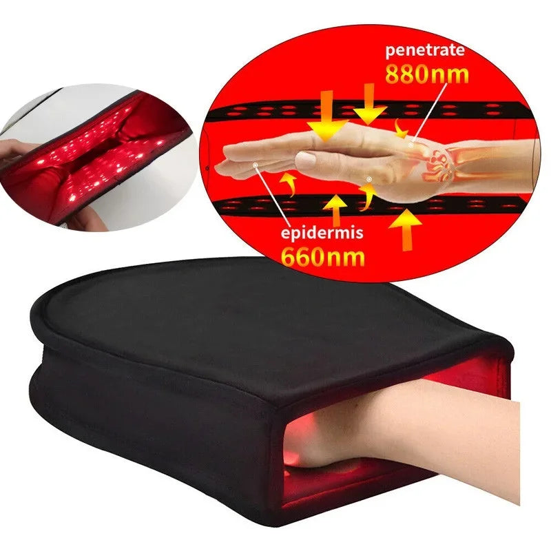 Lumera Handschoen voor Pijnverlichting in Handen en Gewrichten met Rood Licht