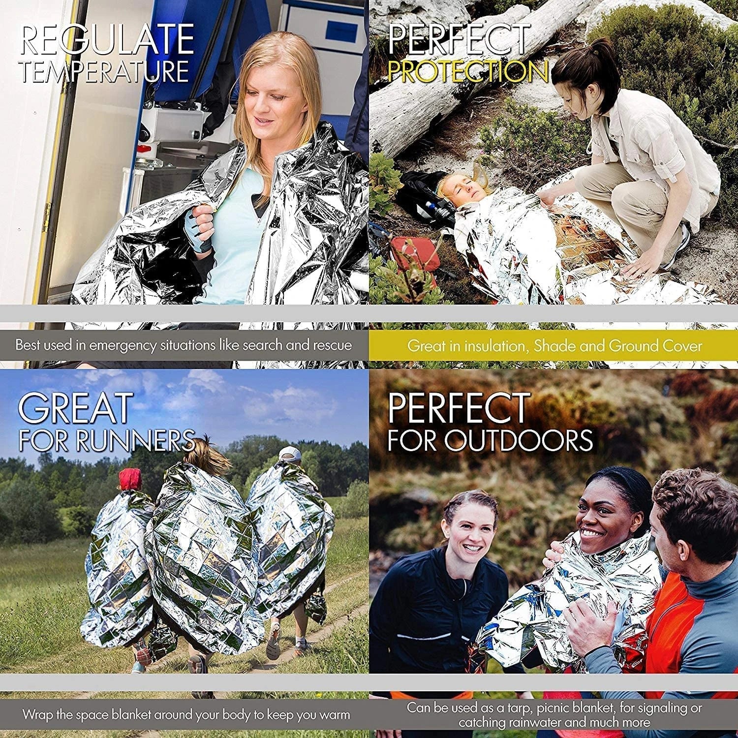 Isolerende Nooddeken Set – Bescherming tegen Kou
