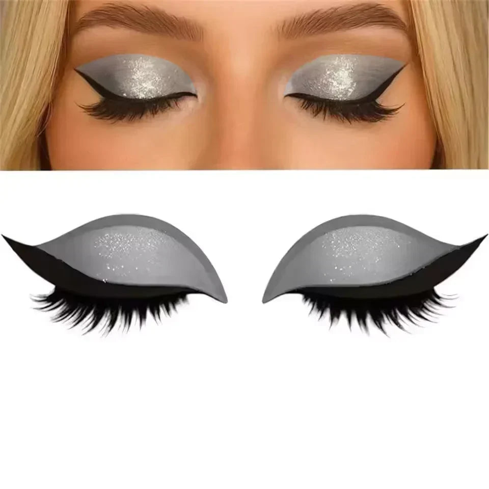 Oogmake-up Sticker | Directe Glam-Look in seconden | Herbruikbaar, waterdicht & aanpasbaar aan elke oogvorm