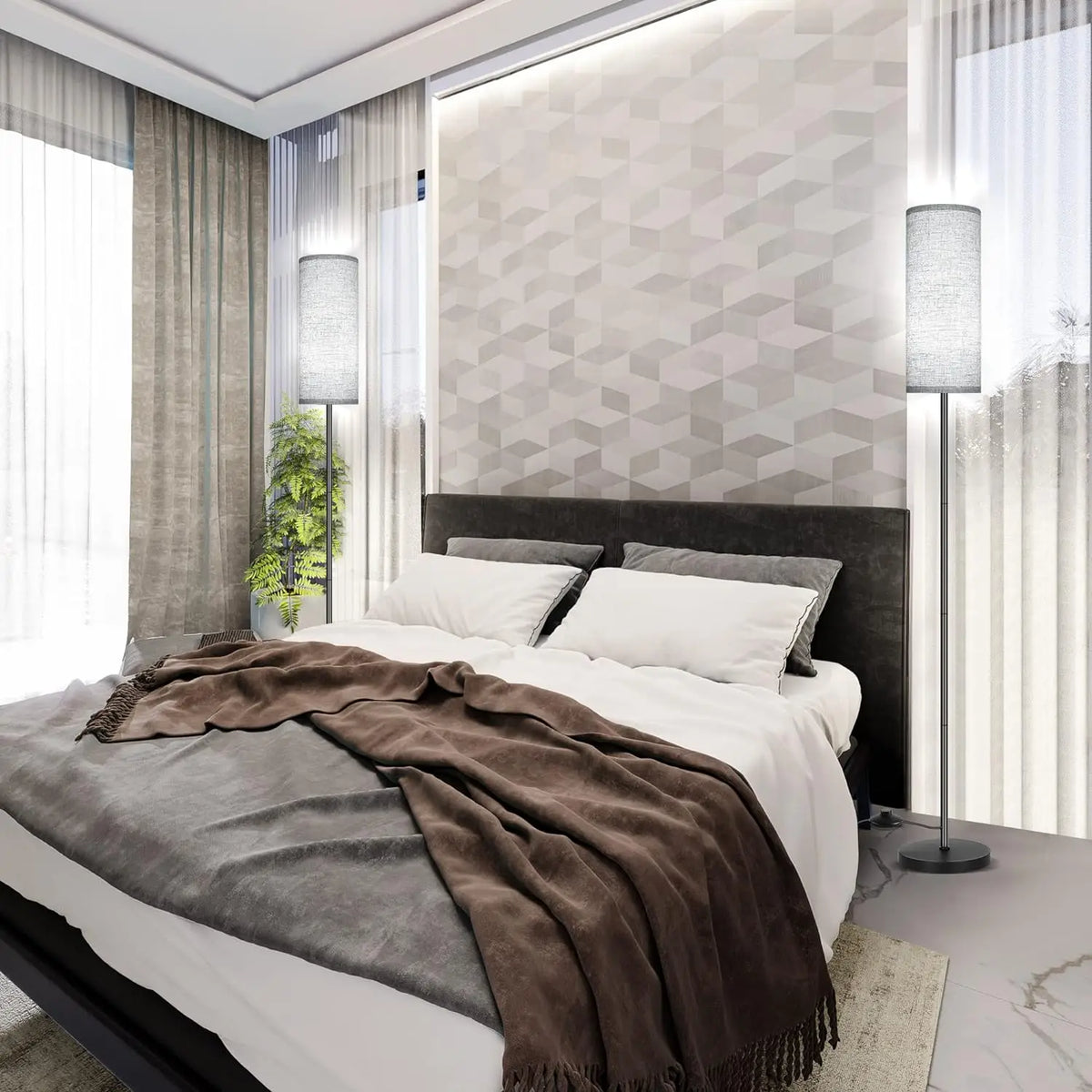 Moderne Cilindervormige Vloerlamp – Minimalistische Designlamp