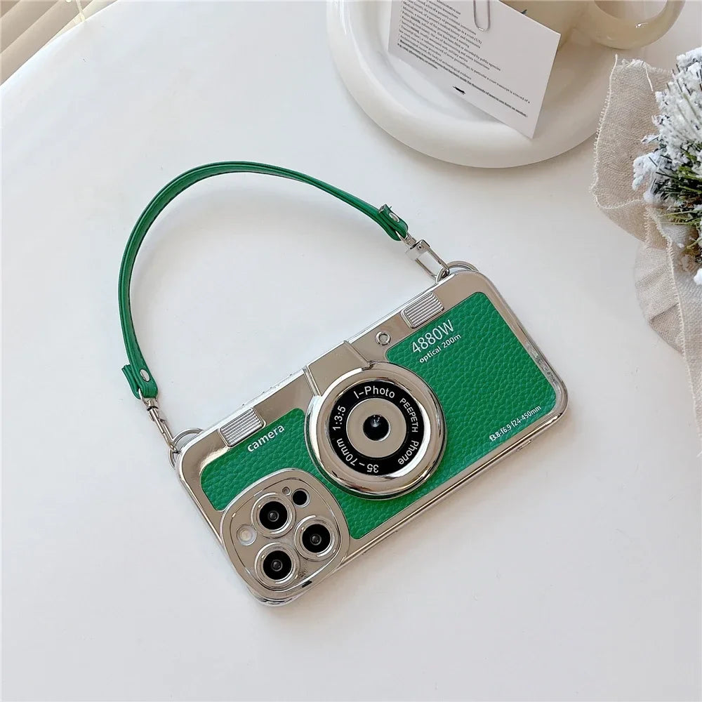VintageCam Telefoonhoesje | Retro Stereo Camerastijl Hoesje voor iPhone