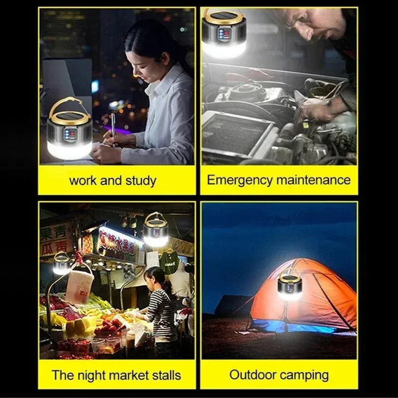 Zonne-energie Campinglamp – Betrouwbare Noodverlichting