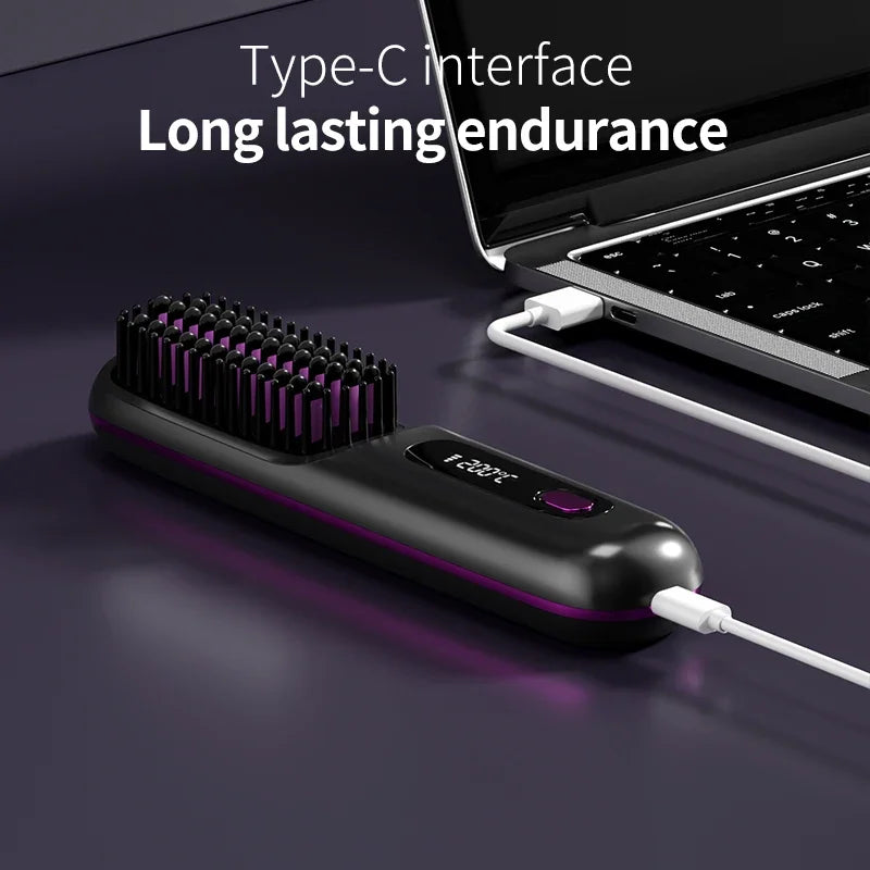 Glissara | Draadloze Haardroger | USB-oplaadfunctie & LCD-display | Keramiek & Ionen-technologie
