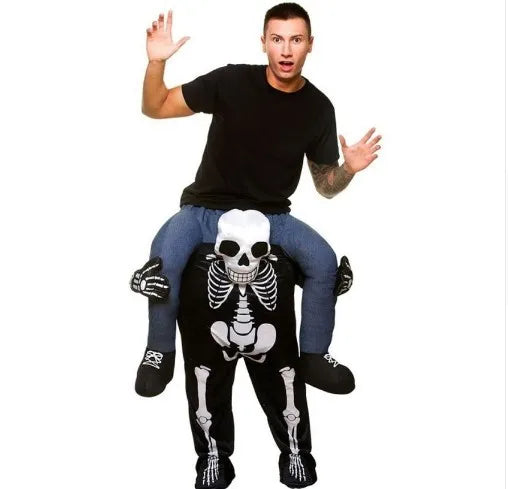 Mannen's Grappige Rijd Kostuum voor Halloween | Pluche Oktoberfest Stijl