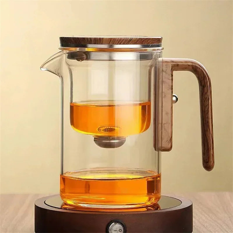 TeaFlow – Stijlvolle Theepot met eenvoudige magnetische waterregeling