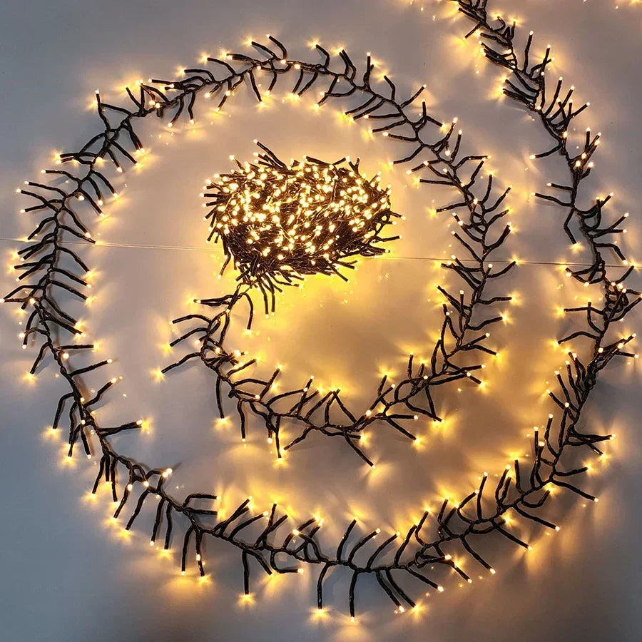 LED Kerstverlichting Lichtslang 10 Meter – 1000 Warmwitte Lampjes voor Binnen en Buiten