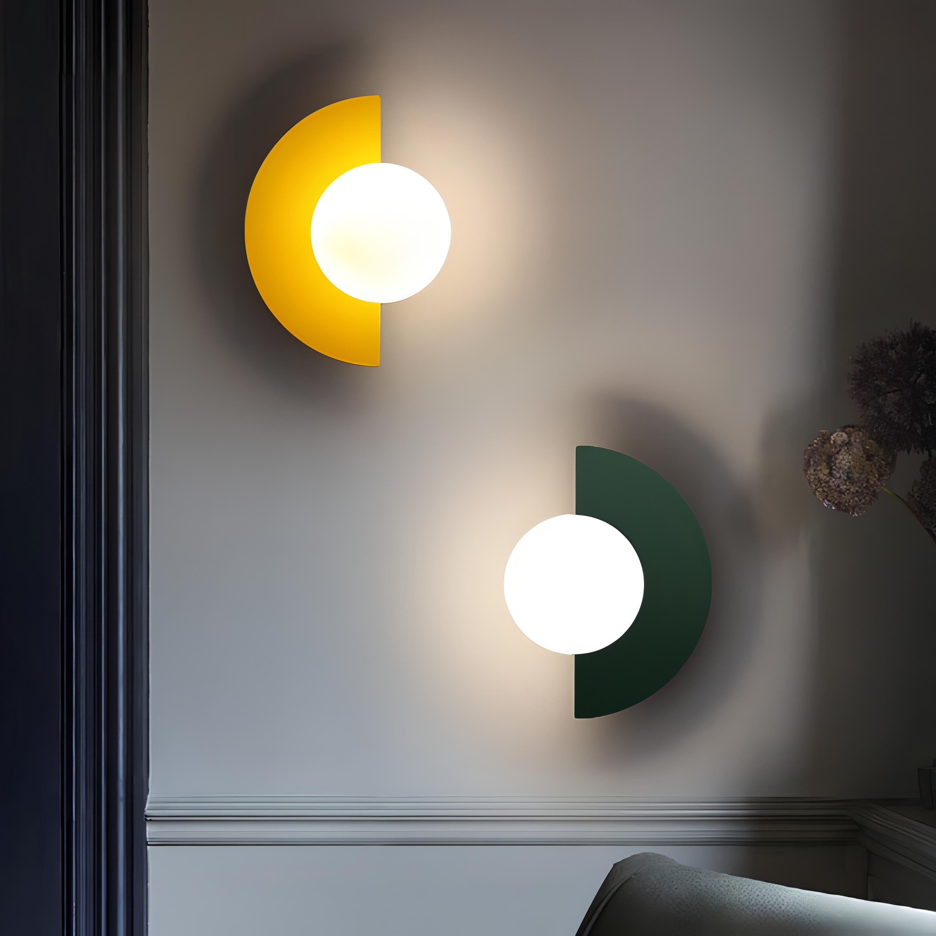 Everest - Nordic Halve Cirkel Wandlamp