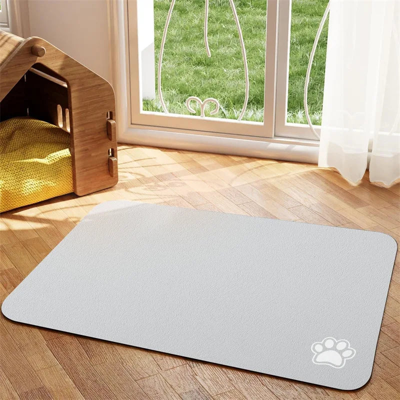 Quicksip Absorberende Huisdier Placemat voor Eenvoudige Reiniging & Snelle Droogtijd Vloerbescherming