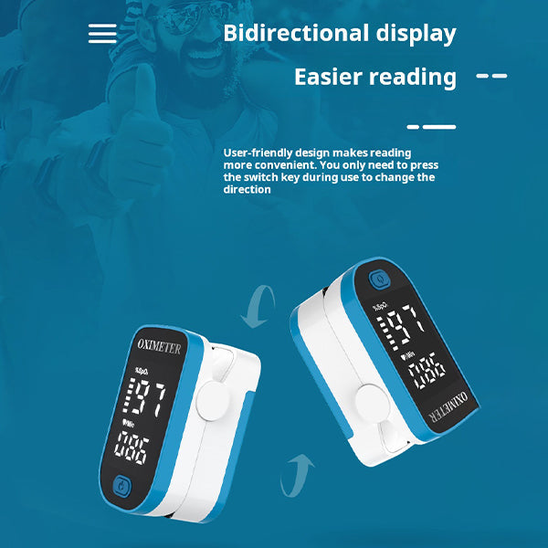 Draagbare Oximeter Meet Zuurstofniveau (SpO₂) & Hartslag