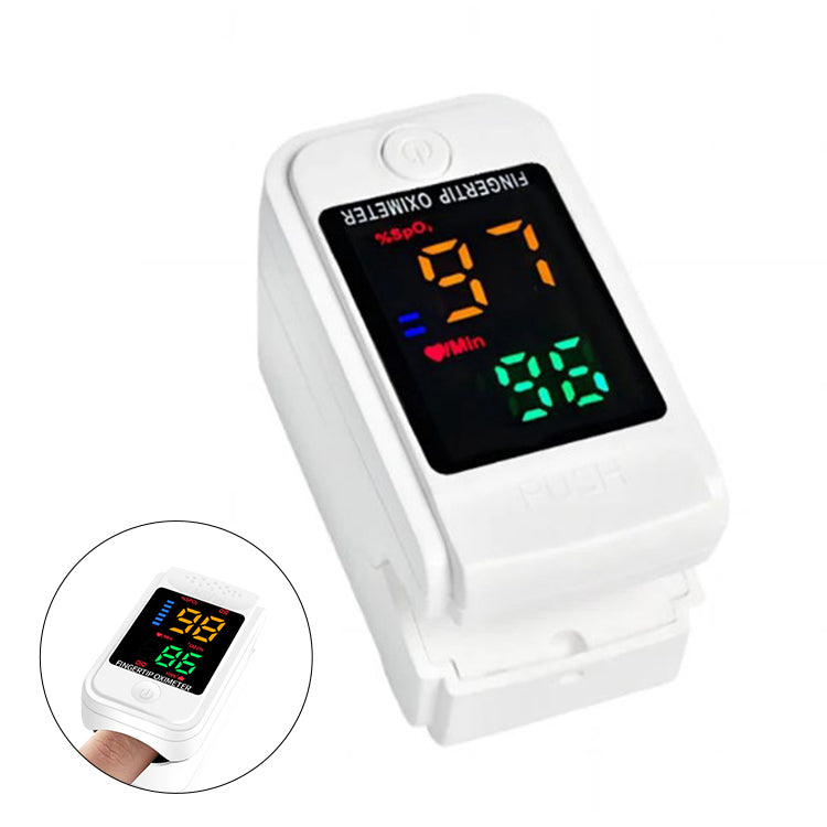 Draagbare Oximeter Meet Zuurstofniveau (SpO₂) & Hartslag