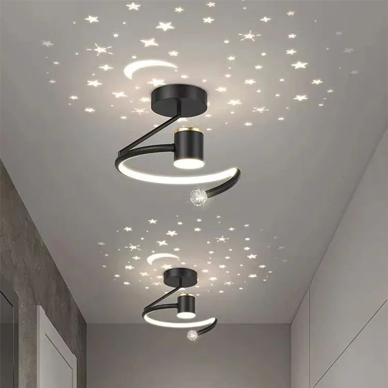 Moderne LED Plafondlamp Sterrenhemel Kroonluchter