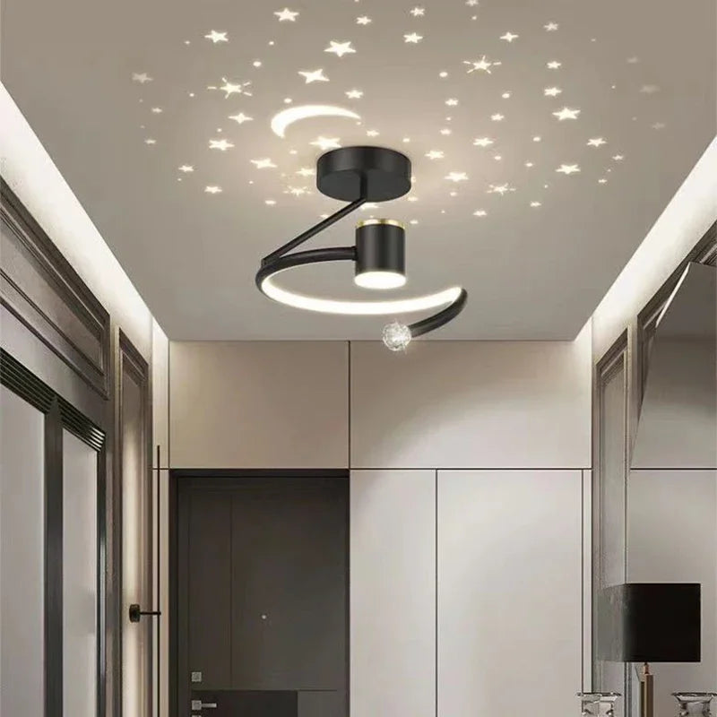 Moderne LED Plafondlamp Sterrenhemel Kroonluchter