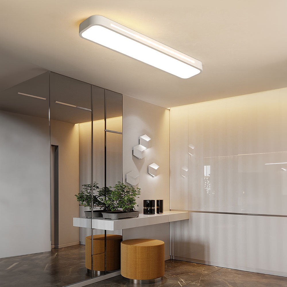 Minimalistische LED Plafondlamp van Ijzer en Acryl