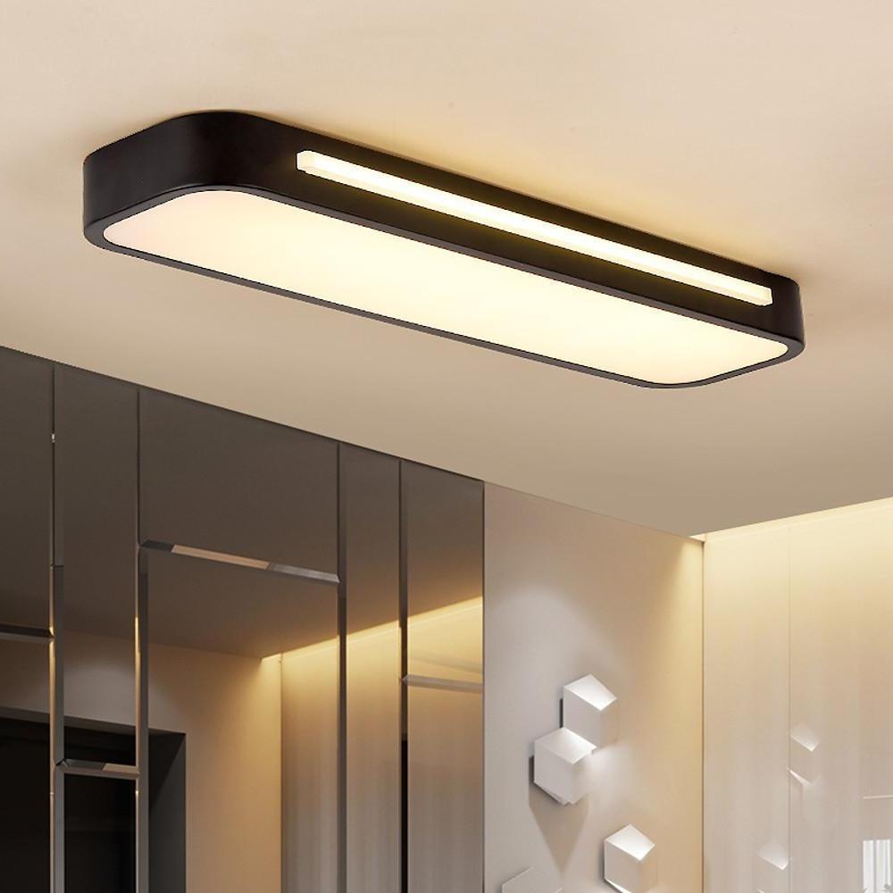 Minimalistische Lineaire LED Plafondlamp Ijzer Met Acryl