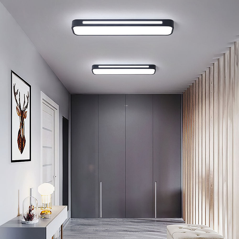 Minimalistische Lineaire LED Plafondlamp Ijzer Met Acryl