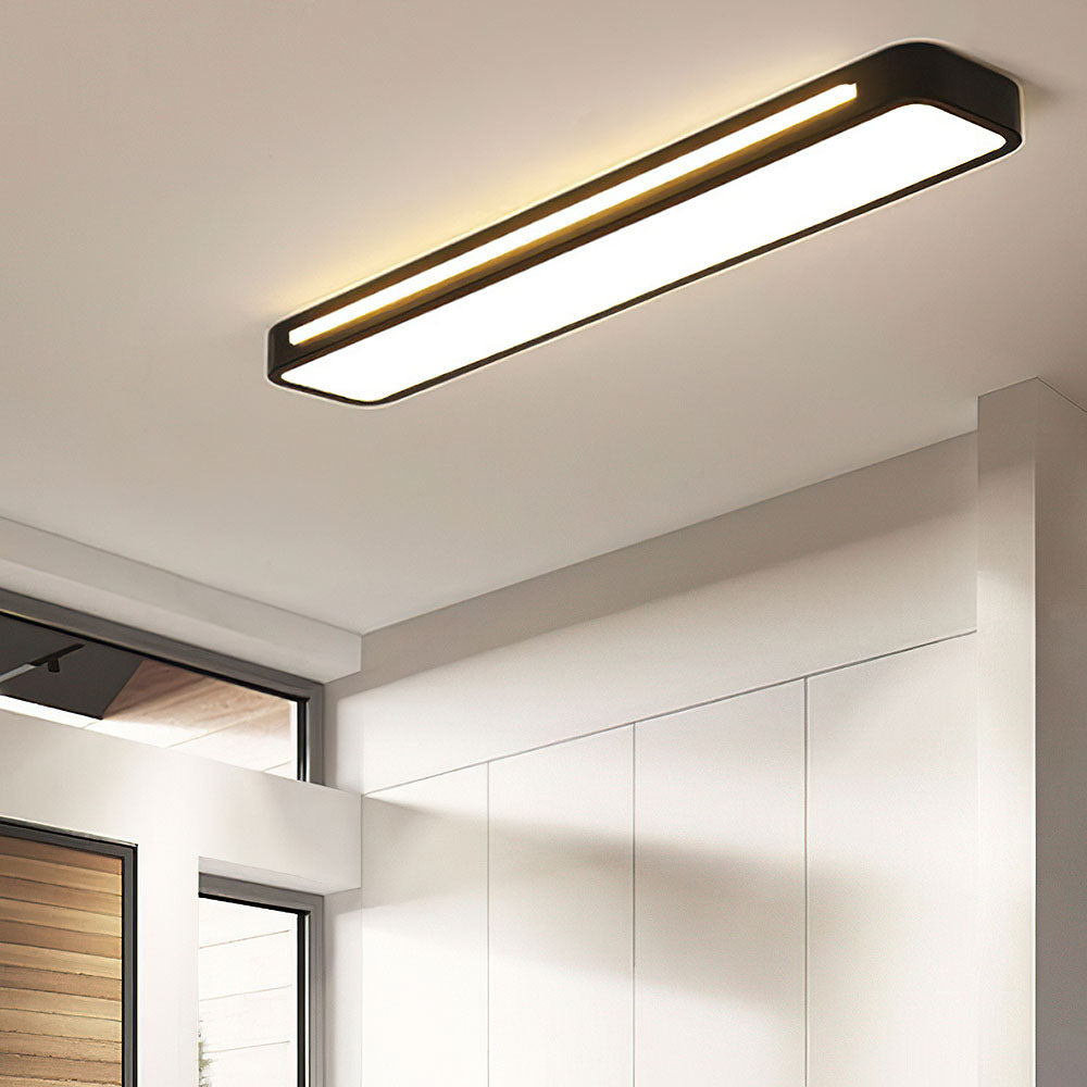 Minimalistische Lineaire LED Plafondlamp Ijzer Met Acryl