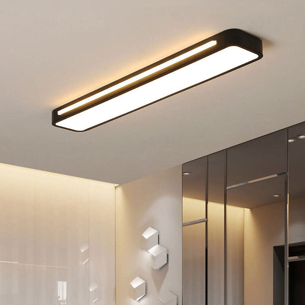 Minimalistische LED Plafondlamp van Ijzer en Acryl