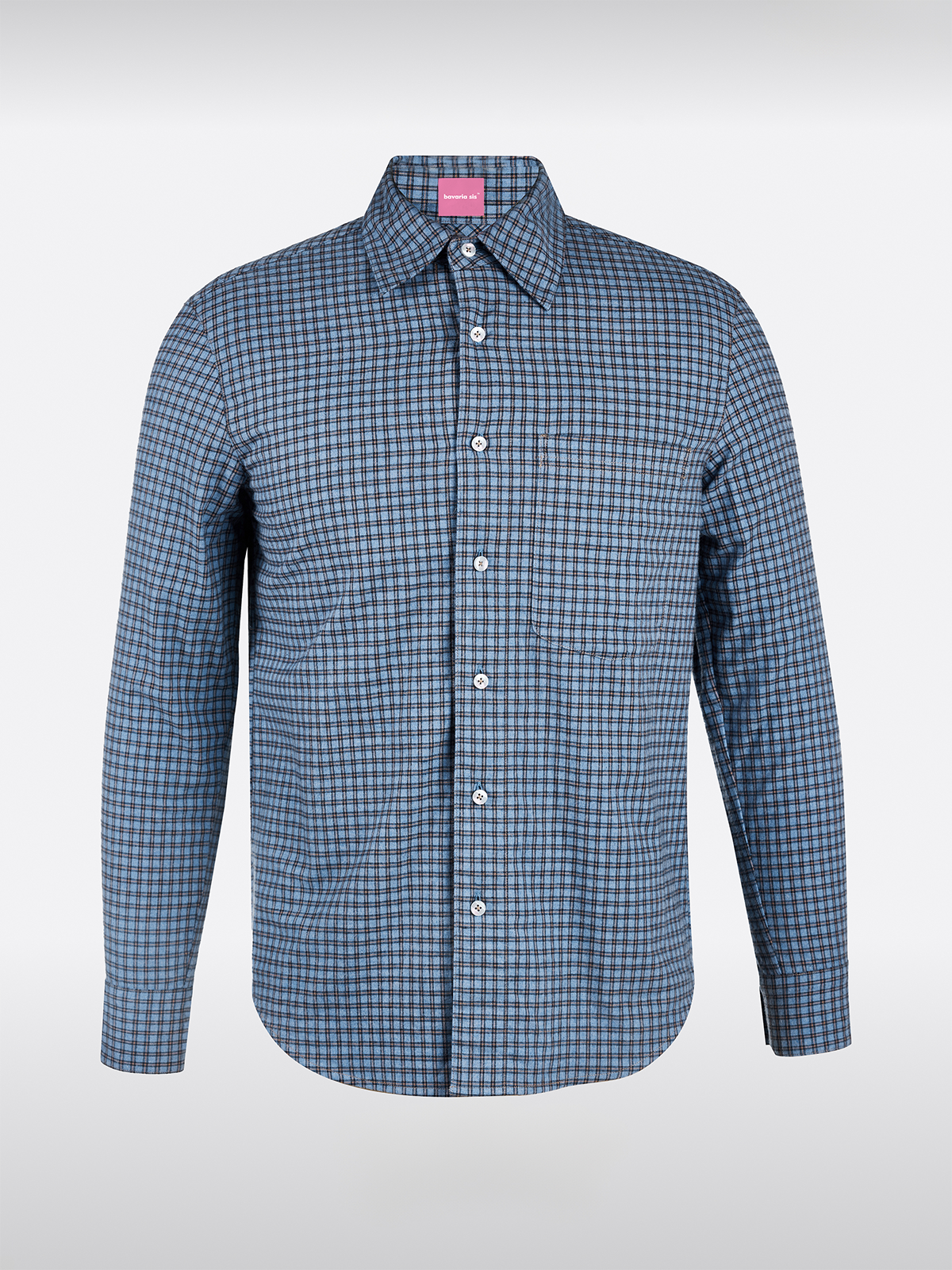 Blauwe Reverskragen Hemden