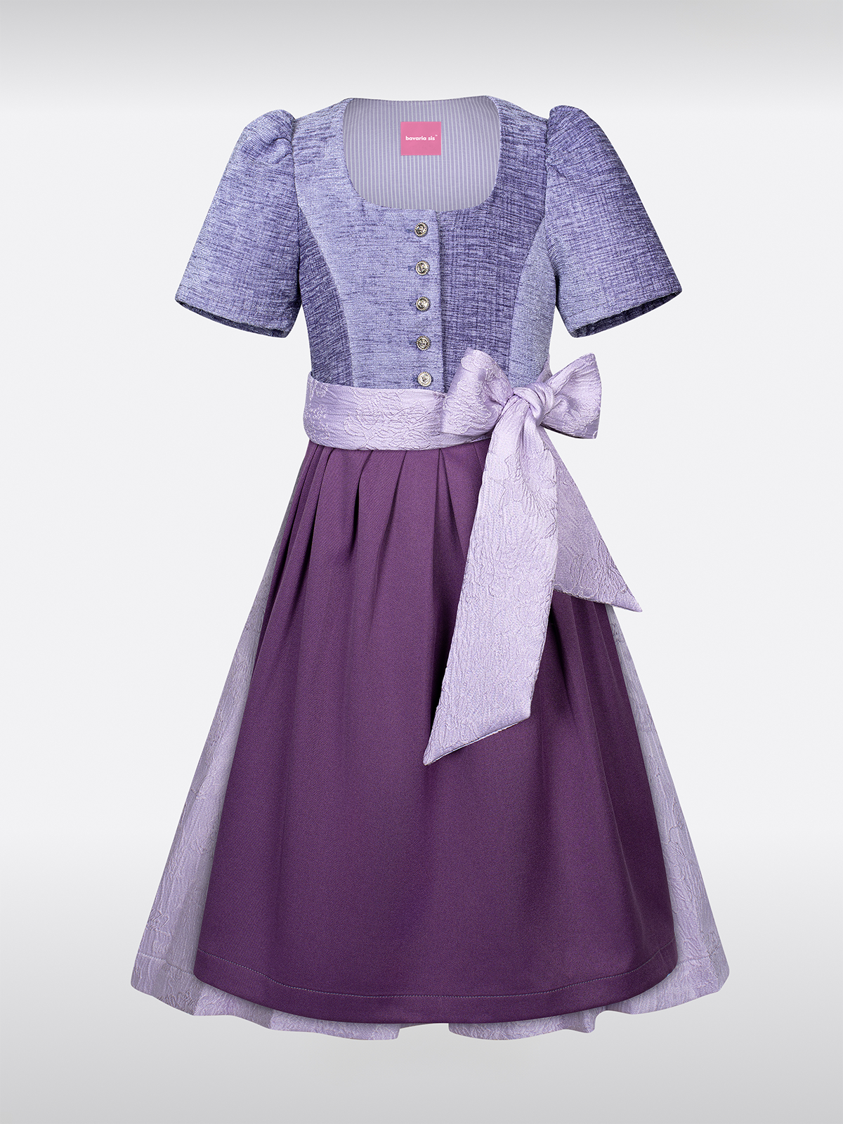 Kinder Lila Dirndl