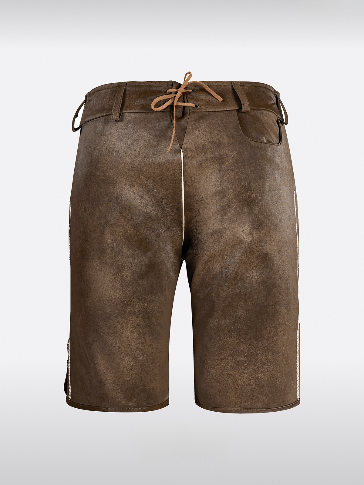 Braun Knoppen Lederhosen