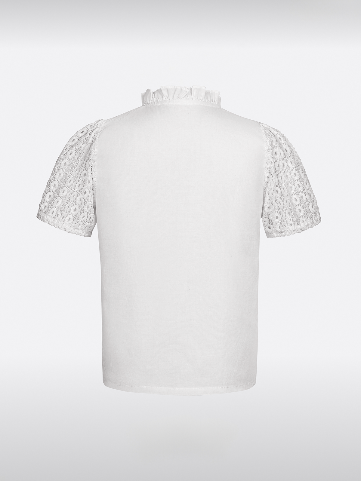 Kinder Witte Korte Mouwen Dirndlblouse