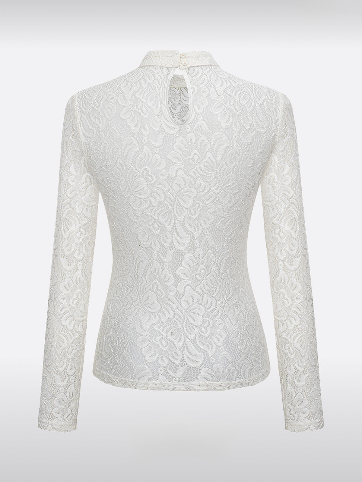 Witte Hoogsluitende Body