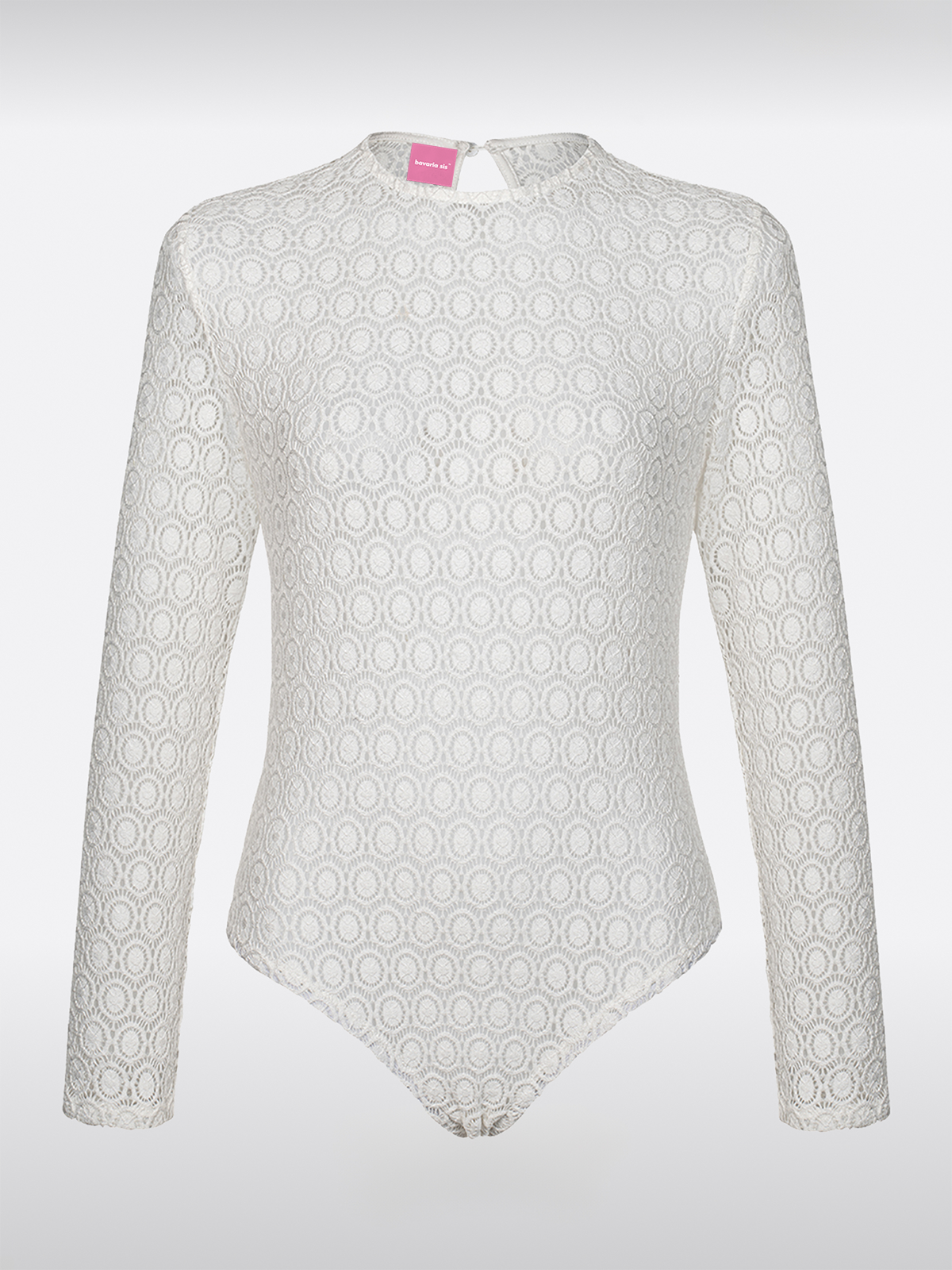 Witte Ronde Hals Body