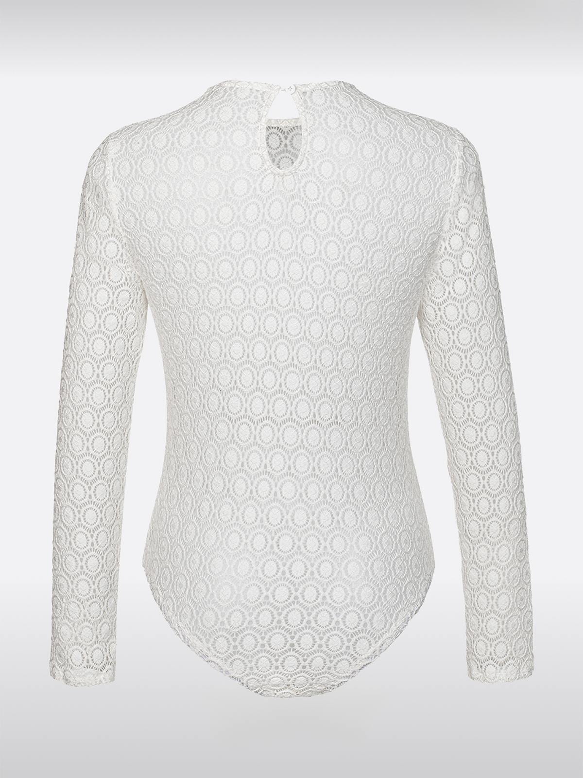 Witte Ronde Hals Body