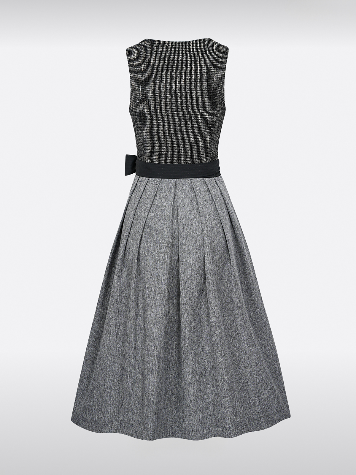 Zwart Rechte Uitsnede Rits Voor Dirndl