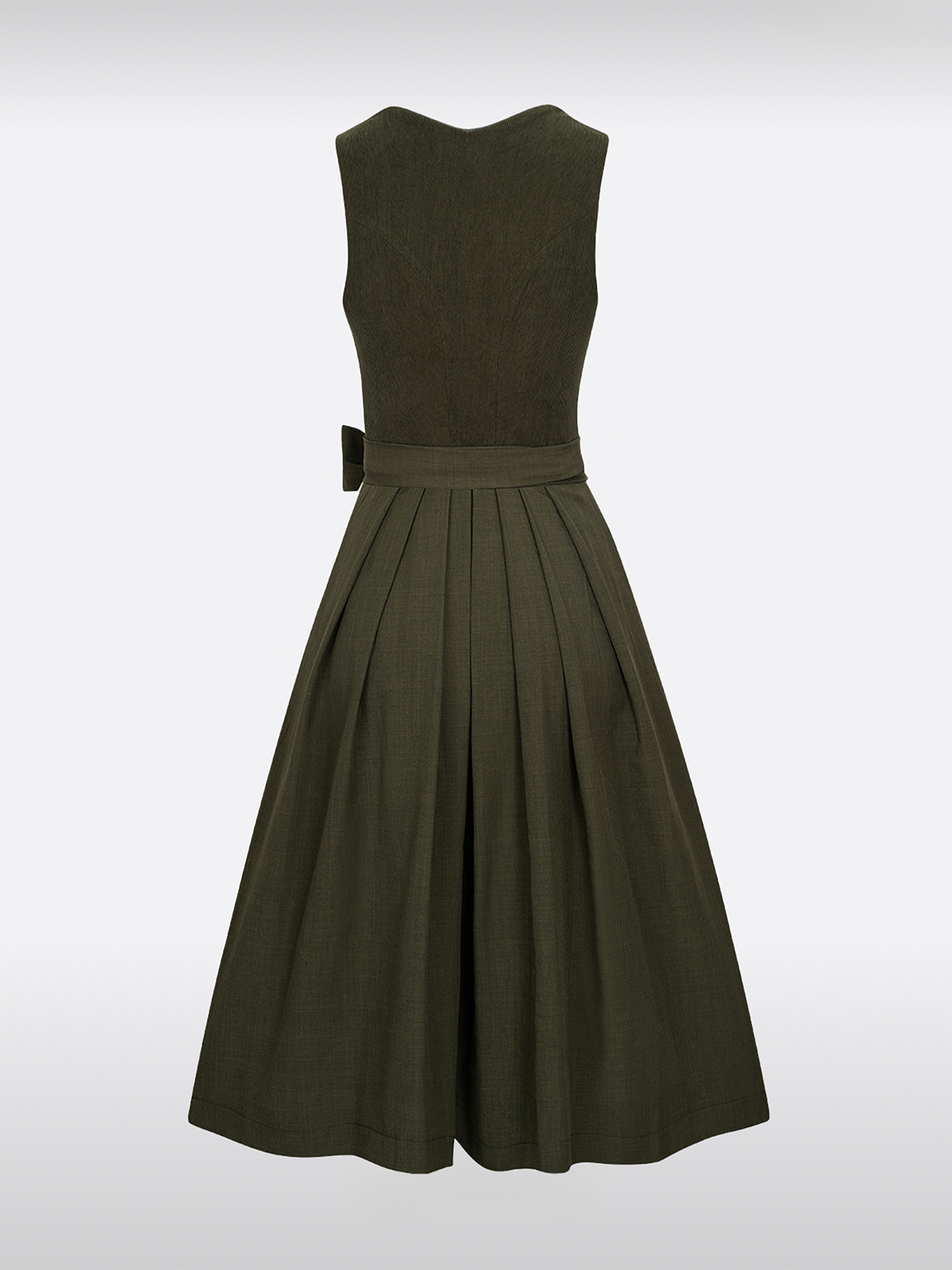 Groene Hart-Uitsnede Rits Voorkant Dirndl