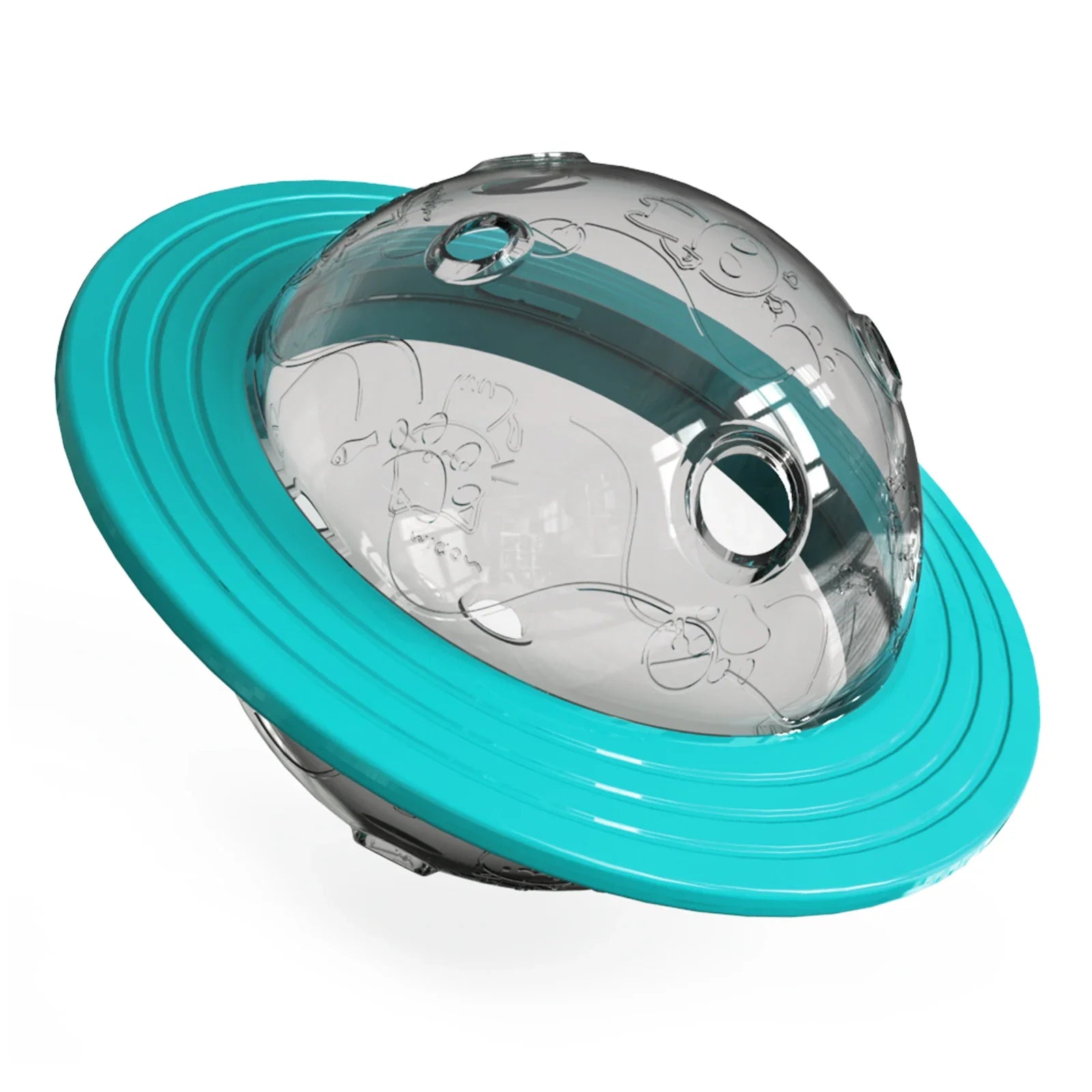 SmartPlay Disc Honden- & Katten Speelgoed | Interactieve Voederdispenser & Intelligentie Trainer | Frisbee & Slow Feeder