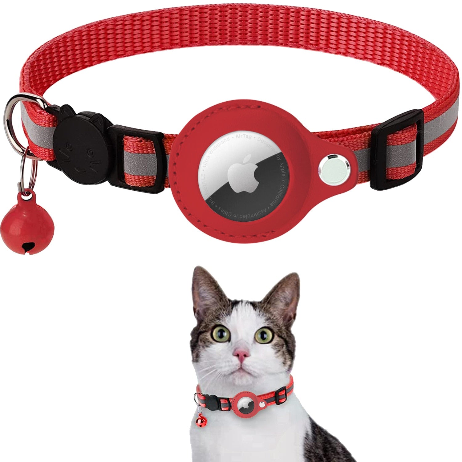 Airtag Kat Tracking Halsband - GPS Vinder & Antiverlies
