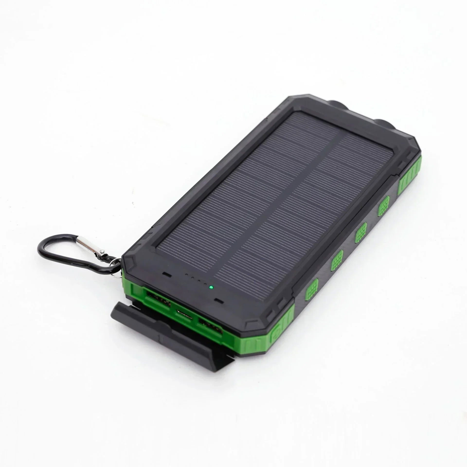 LuxuraVolt Draagbare Zonne Draadloze PowerBank | Duurzame energie voor onderweg en gemak