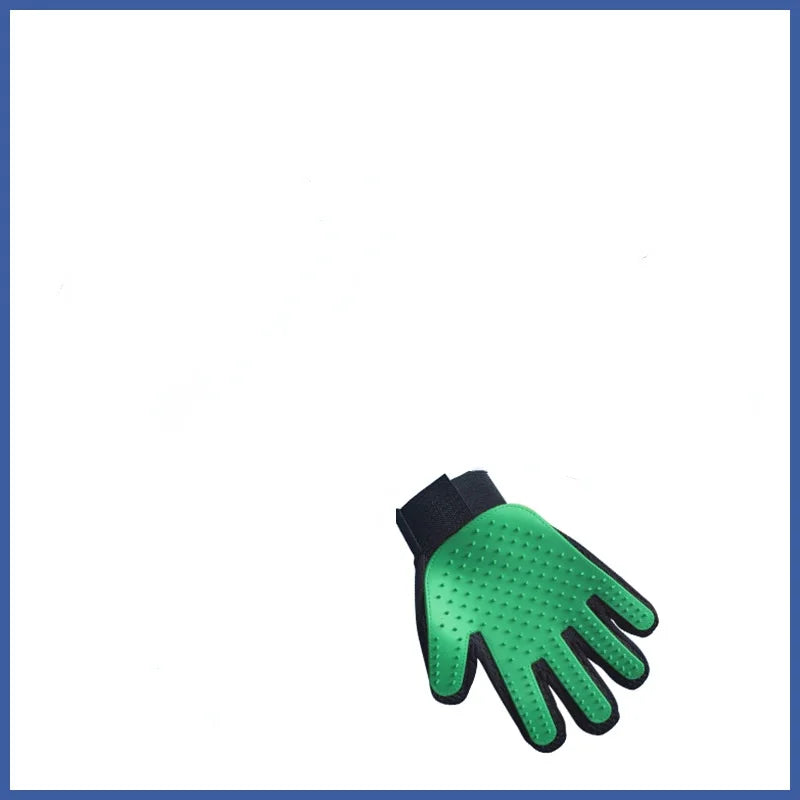 Furverzorgingshandschoen PawLiss TouchGlove | 5-Vinger-Massagehandschoen voor Honden & Katten | 23,2×17,2 cm | TPR & Mesh | Links of Rechts
