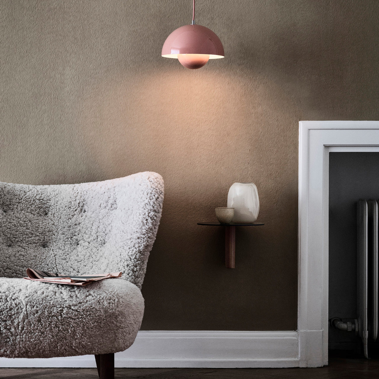 ScandiLight | Scandinavische Plafondlamp met verstelbare ophang en warm licht