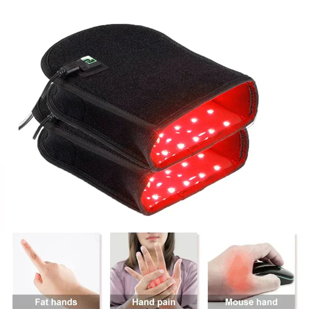 Lumera Handschoen voor Pijnverlichting in Handen en Gewrichten met Rood Licht