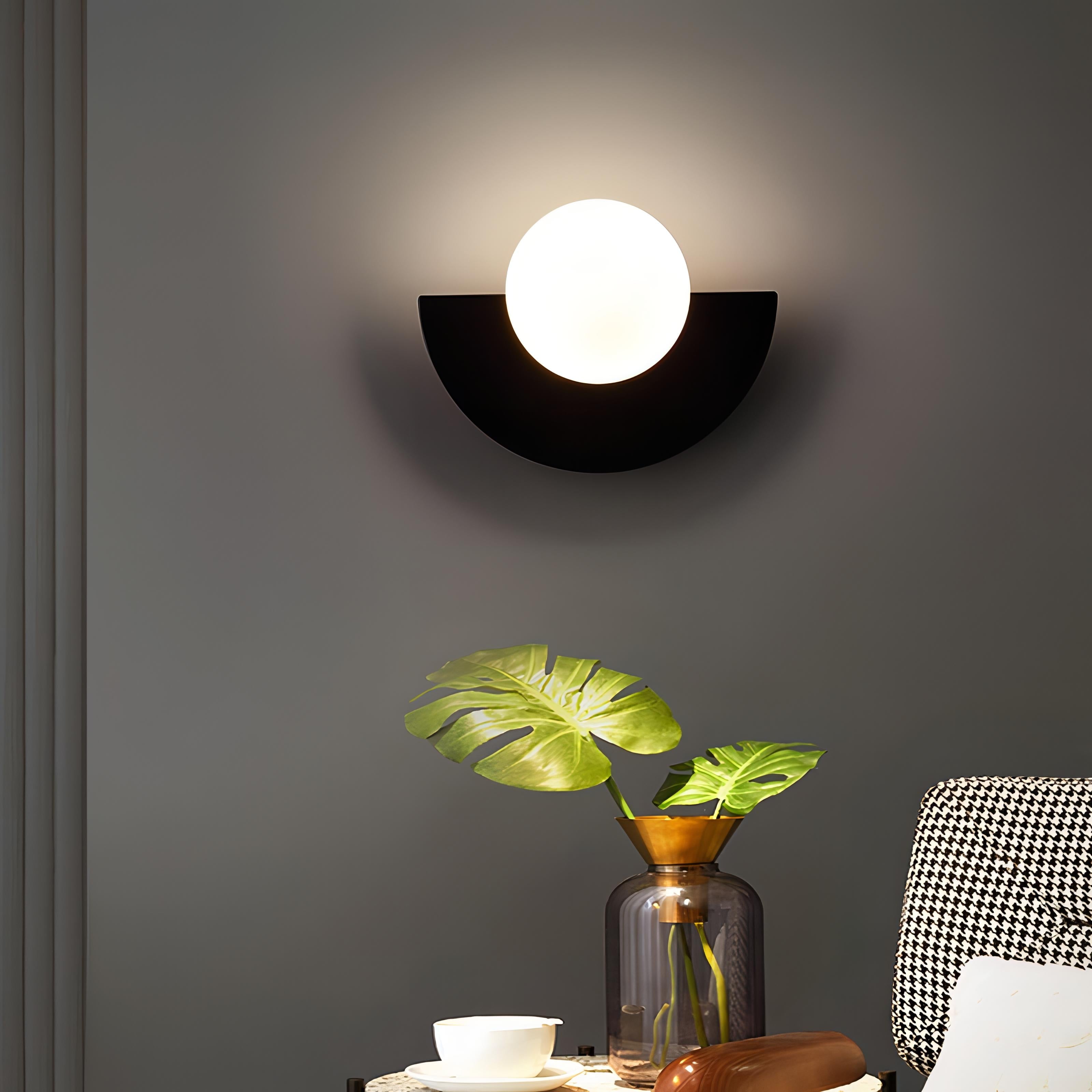 Everest - Nordic Halve Cirkel Wandlamp