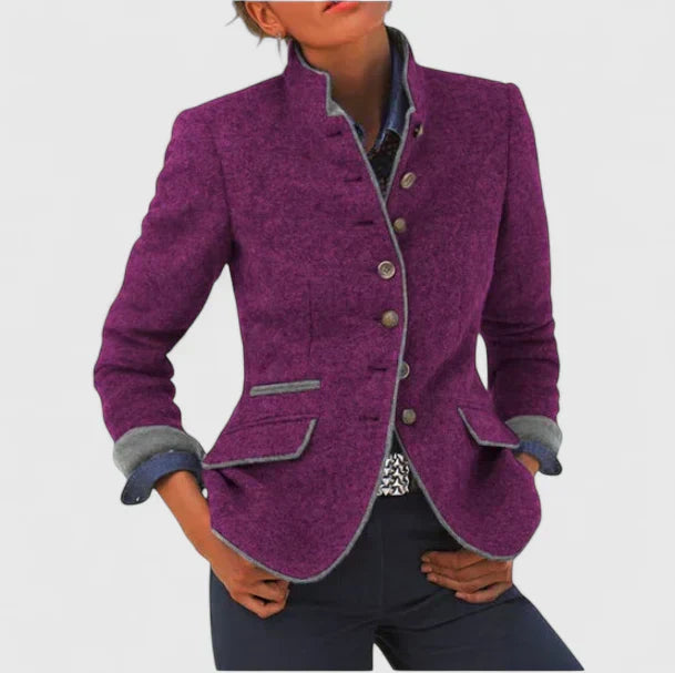 Alina | Dames Formele Cardigan met Knopenrij