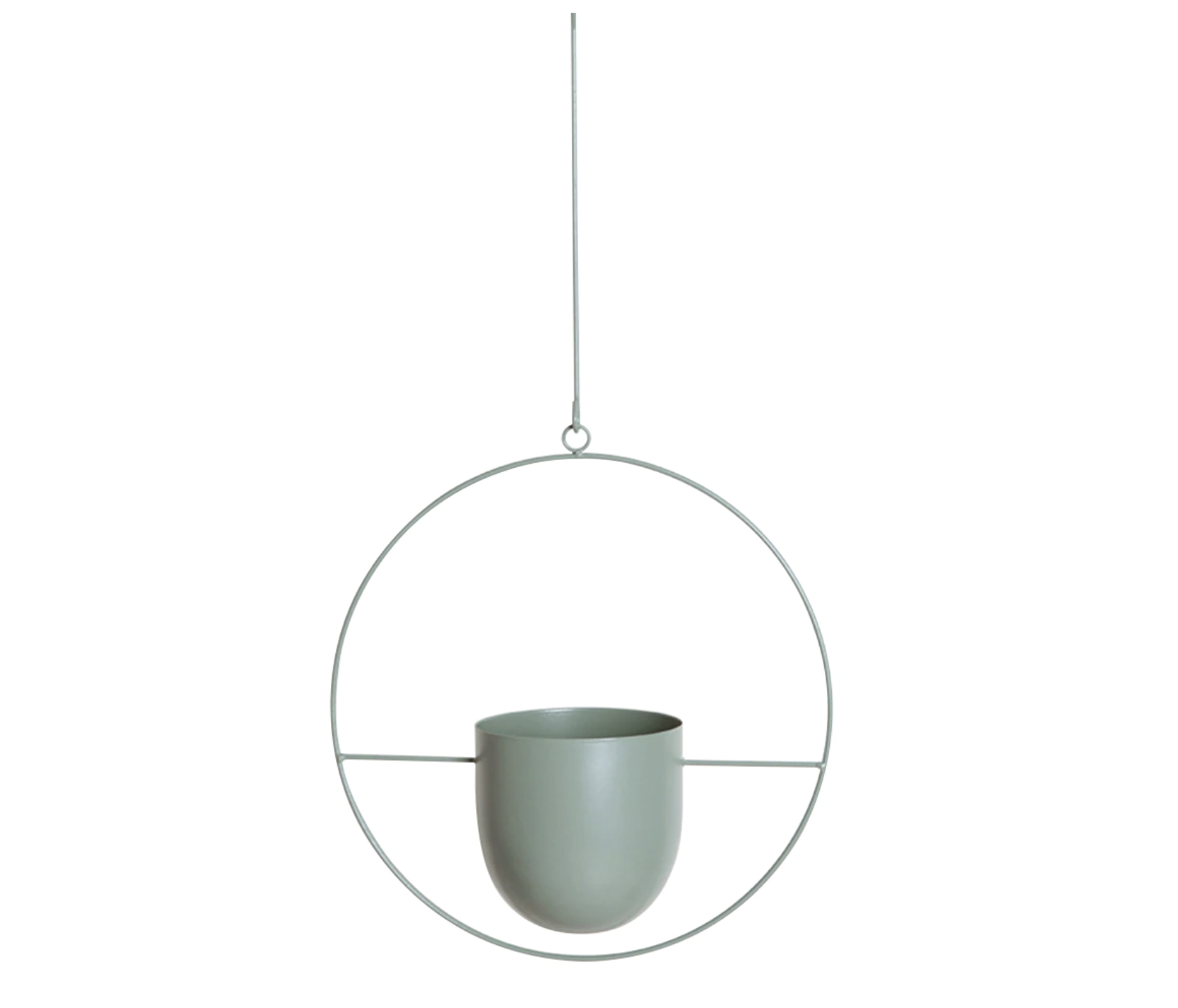 FloraFrame – Elegante metalen plantenhouder voor muur of plafond