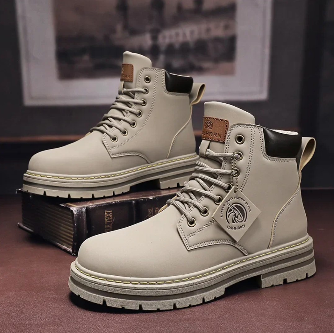 Timber™ Comfortabele Heren Veterschoenen – Robuuste, Warme & Waterafstotende Schoenen voor Elke Dag