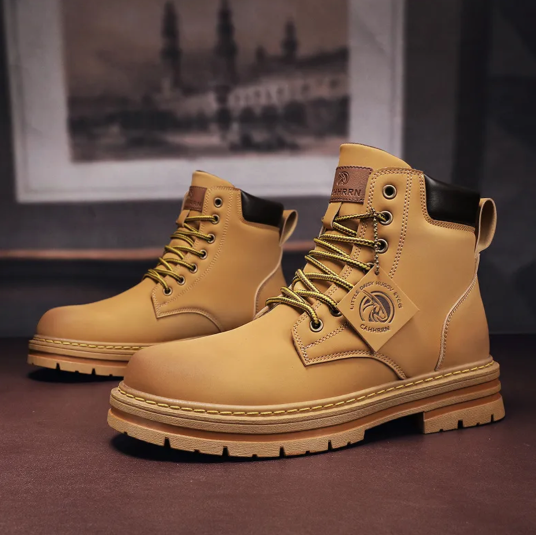 Timber™ Comfortabele Heren Veterschoenen – Robuuste, Warme & Waterafstotende Schoenen voor Elke Dag