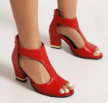 Leder Orthopedische Hak Sandalen