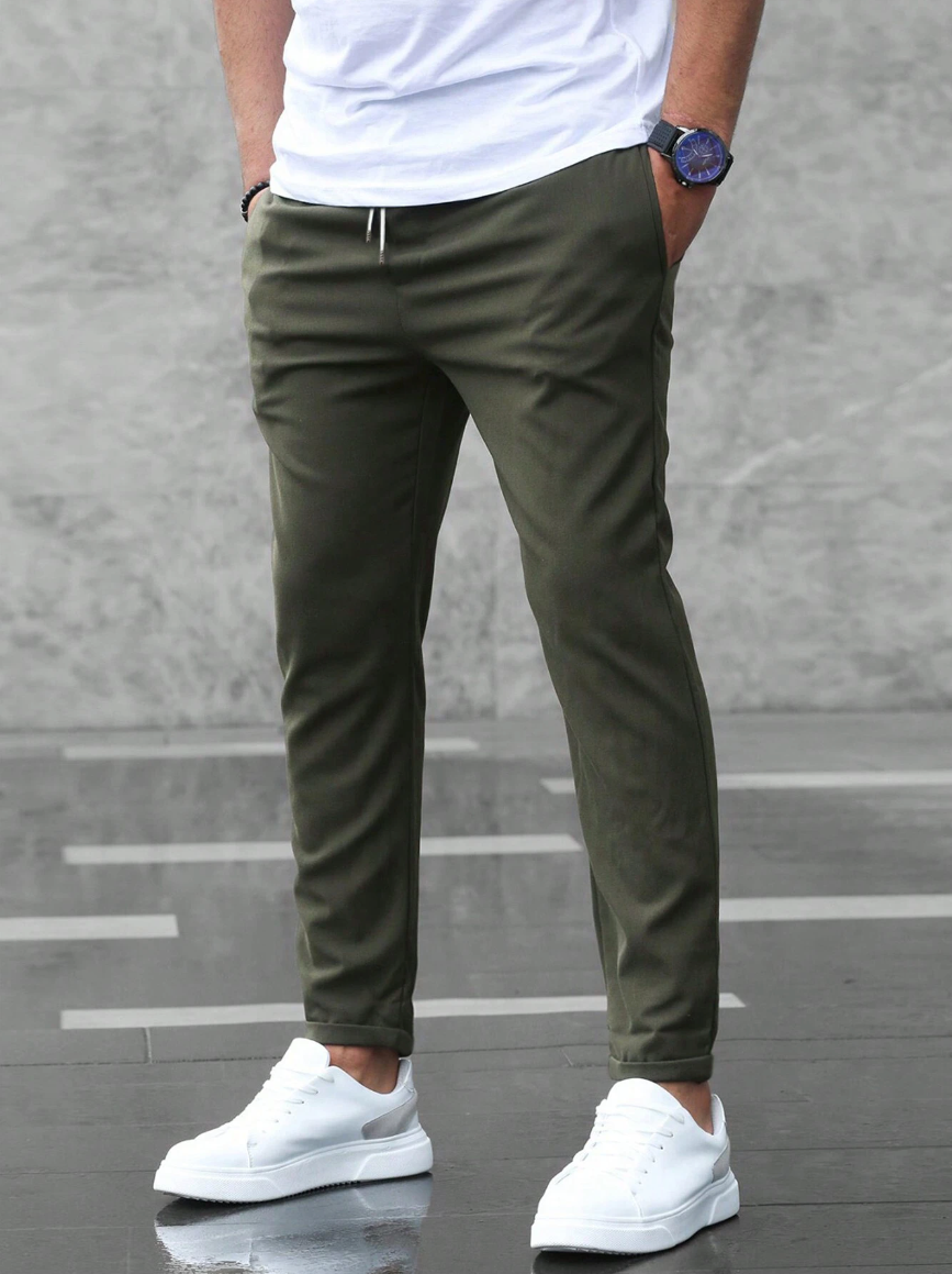 Benedict | Elegante Stoffen Broek met Moderne Pasvorm