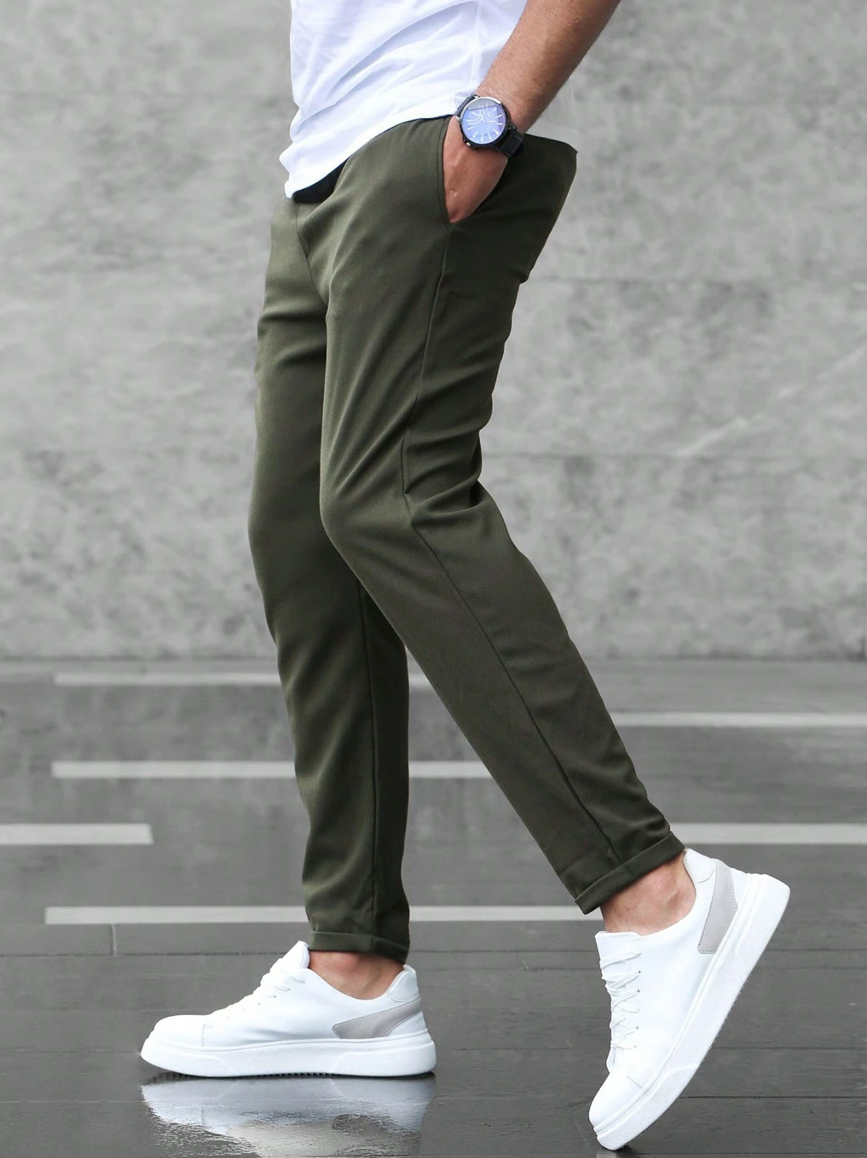 Benedict | Elegante Stoffen Broek met Moderne Pasvorm