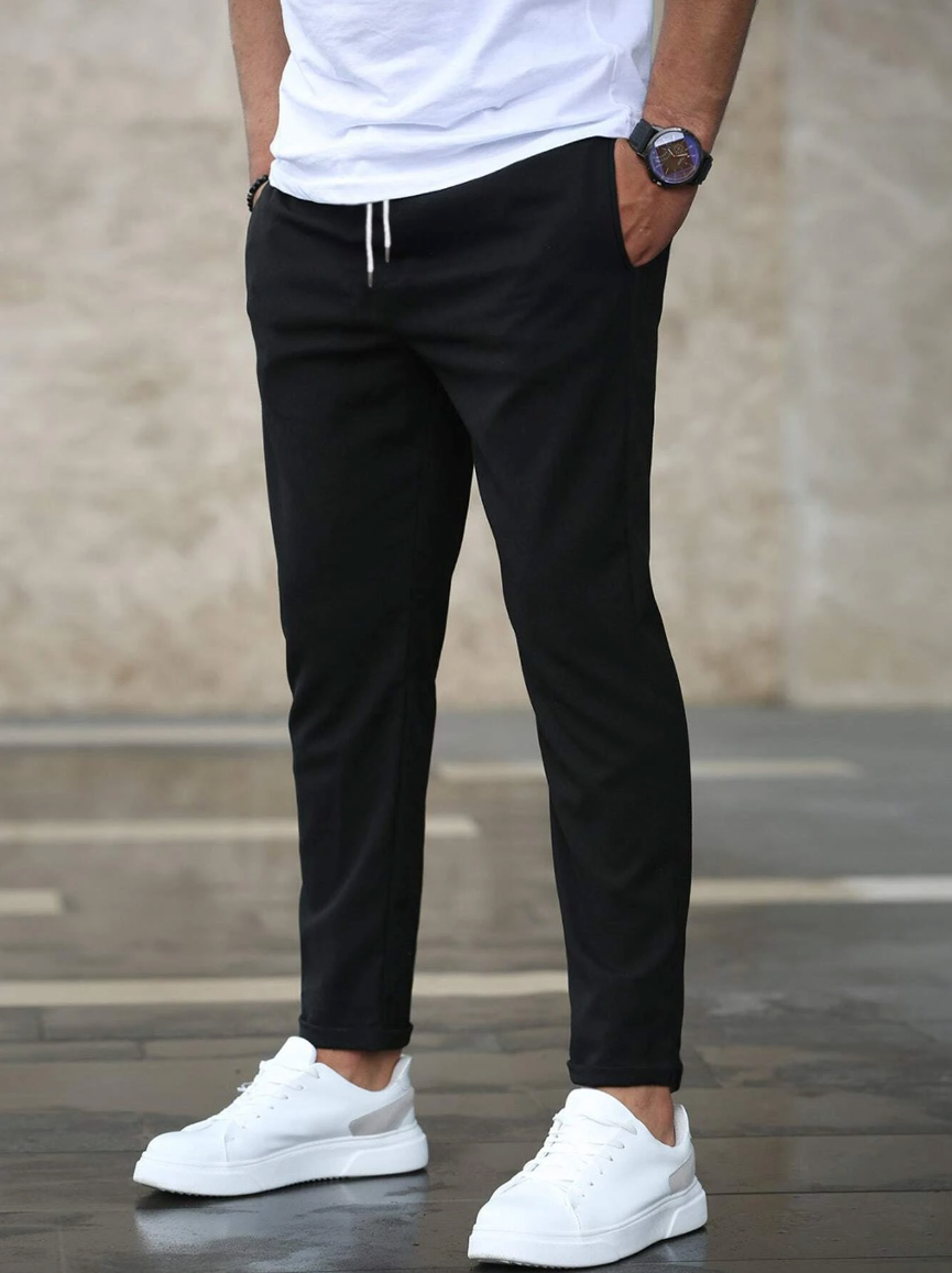 Benedict | Elegante Stoffen Broek met Moderne Pasvorm